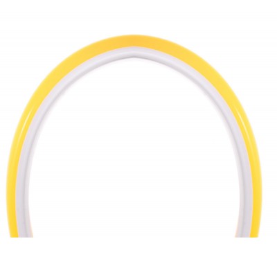 CISTIFO NEON 8x10mm Přisazený silikonový profil, povrch citrónově žlutá, vertikálně ohebný, pro instalaci LED pásků šířky max w=8mm, rozměry 8x10mm, cena za 1m.