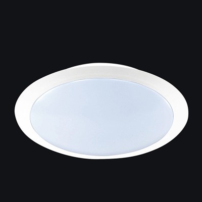 GONZALO Stropní svítidlo, materiál plast, povrch bílá, titan, kryt plast opál, LED 1x9W nebo 1x12W nebo 1x25W, teplá 3000K, 750lm nebo 1050lm nebo 2000lm, stmívatelné, 230V, IP20, tř.1, rozměry dle typu.