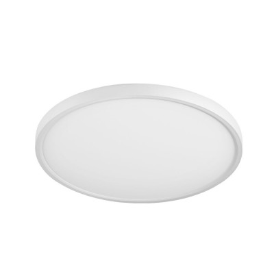 REVIT Stropní přisazené svítidlo, těleso plast černá/bílá, difuzor plast opál, LED 36W/3600lm, 50W/5000lm, CCT nastav teplota teplá 3000K-denní 6500K, dálk ovl. stmív., 230V, IP20, rozměry dle typu.