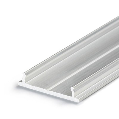 SOPHI PROFIL 18x3,8mm Přisazený profil pro LED pásky, materiál hliník surový, max šířka LED pásků w=12mm, rozměry 18x3,8mm, l=2000mm, montáž pomocí šroubů nebo adhezních pásků