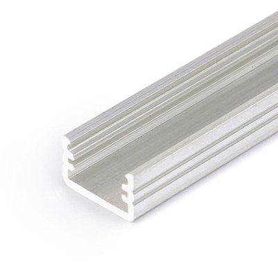 BORAGO PROFIL 12,2x7mm Přisazený profil pro LED pásky, materiál hliník, povrch surový, max šířka LED pásků w=8mm, rozměry 12,2x7mm, l=2000mm