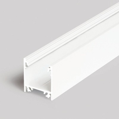 FICARIA PROFIL, 23x25,1mm Přisazený, závěsný profil pro LED pásky, materiál hliník, povrch bílý, max šířka LED pásků 20mm, rozměry 23x25,1mm, l=2000mm