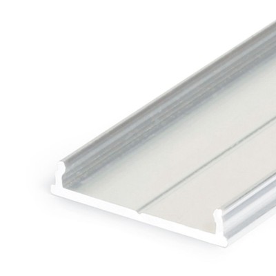SOPHI PROFIL 20,5x3,8mm Přisazený profil pro LED pásky, materiál hliník surový, max šířka LED pásků w=16mm, rozměry 20,5x3,8mm, l=2000mm, montáž pomocí šroubů nebo adhezních pásků