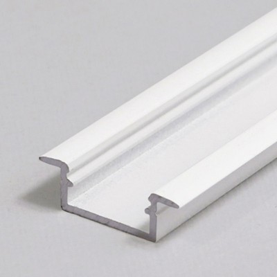 FILAGO PROFIL 21,3x6,6mm Vestavný, zápustný profil pro LED pásky, materiál hliník, povrch bílý, max šířka LED pásků w=12mm, rozměry 6,6x21,3mm, l=4000mm