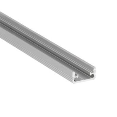 FL 15,8x7,5mm Podlahový pochozí profil pro LED pásky, materiál hliník, povrch eloxovaný, max šířka LED pásku š=8mm, IK08, max 5J, rozměry 15,8x7,5mm, délka dle typu.