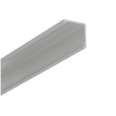 MADY 16,5x16,5mm Přisazený rohový profil pro LED pásky 2x12mm, materiál hliník, povrch elox šedostříbrný, rozměry 16,5x16,5mm, délka l=2000mm.