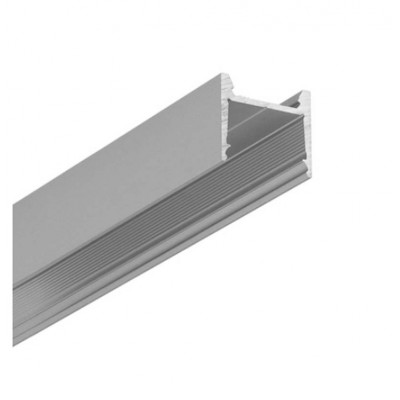 RENNE profil 17,6x17,6 Přisazený, závěsný profil pro LED pásky, materiál hliník, povrch elox šedostříbrný, max šířka LED pásků w=14mm, rozměry 17,6x17,6mm, délka l=4050mm.