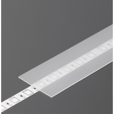DNA9 31x0,8mm Nasouvací difuzor k profilu pro LED pásky, materiál plast PP, povrch matný, propustnost 90%, rozměry 23,1x0,8mm, délka l=3000mm.