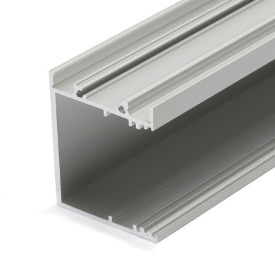 NUPHAR PROFIL 38 WALL 38x33,4mm Nástěnný profil pro LED pásky, materiál hliník, povrch bílý, max šířka LED pásků w=30mm, boční úchyt LED pásků, rozměry 38x33,4mm, l=2000mm