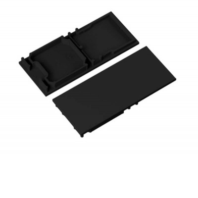 FUZE koncovka III Koncovka profilu pro LED pásky, materiál plast, povrch bílá/stříbrná/černá/šedá, 1ks v balení.