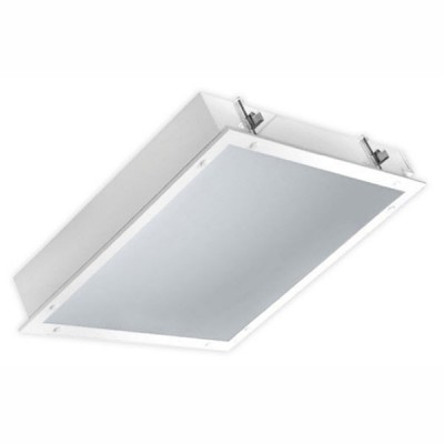 CLEAN-IP65-OP Svítidlo kancelářské vestavné pro čisté prostory, difuzor opál mat, pro zářivku 18W/36W/G16, nebo 36W/2G11, KVG/EVG, 230V, do koupelny IP65 prachotěs, zař.tř.1, , rozměry dle typu, spodní montáž do SDK, nebo kazetový strop