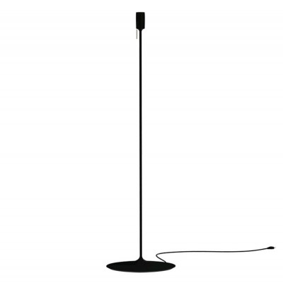 CHAMPAGNE FLOOR Základna stojací lampy, těleso hliník, povrch bílá, černá, pro žárovku 1X15W, E27, rozměry d=380mm h=1400mm, vč. přívodního kabelu s textilním úpletem  l=1500mm, stínítko SAMOSTATNĚ