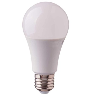 VT-298 LED žárovka 18W E27 VÝPRODEJ LED žárovka, těleso plast bílá, difuzor plast opál, LED 18W, teplá 3000K, 2000lm, E27, A80, 230V, tř.1, rozměry d=80mm, h=135mm