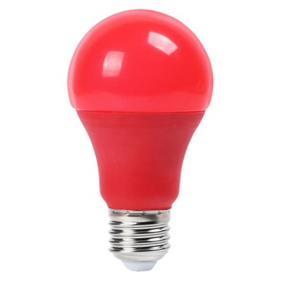 VT-2000 LED žárovka LED žárovka, těleso kov šedostříbrná, kryt plast červená, žlutá, zelená, modrá, LED 9W, E27, A60, 230V, tř.1, rozměry d=60mm, h=112mm