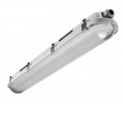 NORMA LED 21W, 40W, 58W, 85W, IP65, IK10 Průmyslové prachotěsné svítidlo, plast šedá, difuzor plast, přepínatelný příkon 21W/12W, 3250lm, neutrální 4000K, vyzař. úhel 120°, Ra80, 230V, IP66, IK10 600x80x68mm, průběžné zapojení 3x1,5mm