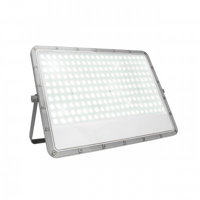 FRATER II 200W, IP65 LED reflektor, nastav. směr svícení, těleso hliník, povrch šedá, LED 200W, 17500lm, neutrální 4000K, vyzař. úhel 85°, Ra80, 230V, IP65,  tř.1. rozměry 410x290x30mm.