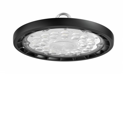 FUIT 100W/200W, IP65 Závěsné průmyslové svítidlo, těleso hliník, povrch černá, krycí plast čirý, LED 100W/12500lm, 200W/25000lm, neutrální 4000K, Ra80, vyzař. úhel 90°, IK07, 230V, IP65, rozměry dle typu