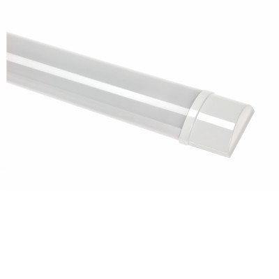 FUNIS 14W/20W/28W/35W Stropní průmyslové svítidlo, těleso plast bílá, dif plast opál, LED 14W/20W/28W/35W, teplá 3000K/neutrální 4000K/denní 6000K, Ra80, 230V, IP20, tř.2, rozměry 26x76mm, délka dle typu.