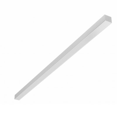 STEP 50W CCT Stropní, nebo závěsné svítidlo, těleso hliníkový profil, povrch bílá, dif plast opál, LED 50W, 6250lm, přepín CCT teplá 3000K/neu/denní 6000K, vyzař. úhel 115°, Ra80, 230V, IP20, rozměry 1503x42x37mm