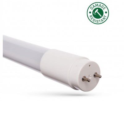 LED zářivka T8/G13 9W/600mm 18W/1200mm 24W/1500mm Světelný zdroj, LED trubice T8, těleso hliník, difuzor plast mléčný, SMD LED 9W/18,5W/24W, teplá 3000K/neutrální 4000K/denní 6000K, Ra80, T8/G13, 230V, IP20, rozměry d=28mm, l=600mm/1200mm/1500mm.