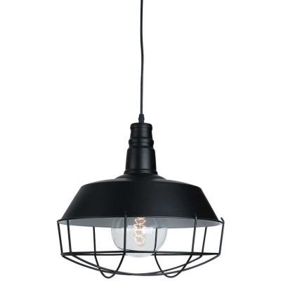 GRUVIERA PENDANT 1x40W E27 Závěsné svítidlo, základna kov, povrch lak černá mat, stínítko kov, povrch lak černá mat, pro žárovku 1x40W, E27, 230V, IP20, tř.1. rozměry těleso d=360mm h=350mm, vč závěsu l=1200mm, lze zkrátit