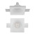 XGESS MINI Stropní, vestavné, bezrámečkové, bodové svítidlo, materiál sádra, povrch bílá, pro žárovku 1x35W, GU10, ES50, 230V, IP20, tř.1, rozměry 130x130x105mm