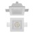 XGESS MINI Stropní, vestavné, bezrámečkové, bodové svítidlo, materiál sádra, povrch bílá, pro žárovku 1x35W, GU10, ES50, 230V, IP20, tř.1, rozměry 120x120x120mm
