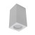 XGESS CEILING Stropní, přisazené, bodové svítidlo, materiál sádra, povrch bílá, pro žárovku 1x35W, GU10, ES50, 230V, IP20, tř.1, rozměry 70x70x130mm