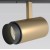 XCLICK M Bodové svítidlo do kolejnicového systému, hliník, zlatá, LED 32W, 3400lm, teplá 3000K, ZOOM nastavitelný vyzař. úhel 15°-30°, Ra90, stmívatelné DALI, 48V, IP20, rozměry d=86mm, l=143mm