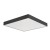 XPILL Stropní/závěsné svítidlo, materiál hliník černá, difuzor plast opál, LED 60W, 8658lm, CCT nast teplota teplá 3000K, neutr 4000K, denní 6000K, Ra80, 230V, IP20, tř.1, 600x600x63,5mm, závěs samostatně