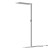 SIERO FL 80W DIM Stojací kancelářská lampa, těleso hliník, bílá, dif plast opál, LED 80W, 12133lm, neutr 4000K, dotyk. stmív, vyzař úhel 115°/nahoru, 80°/dolů, UGR<16, 230V, IP40, 270x1960x835mm, svítí nahoru/dolů