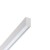 GRIMBSY LED lineární Přisazené/závěsné svítidlo, materiál hliník, povrch bílá, krycí plast transp, LED 60W, 7550lm, neutrální 4000K, vyzař. úhel 60°, UGR<16, Ra80, 230V, IP20, tř.1, 40x68x1480mm, vč záv l=2500mm lze zkr
