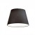 TOLOMEO MEGA 52 Stínidlo pro svítidlo, materiál textil vyztužený plastem, barva černá, d=520mm, h=360mm, POUZE klobouk, závěs dodáván SAMOSTATNĚ