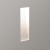 BORGO TRIMLESS Vestavné svítidlo do stěny, tvar obdélník, těleso kov, povrch bílá, LED 2W, teplá 3000K, 700mA, Ra80, IP20, tř.3, rozměry 120x35mm, BEZ trafa, svítí dolů