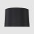AZUMI Stínítko pro nástěnné svítidlo, tvar válec, materiál textil, povrch vnější černá, vnitřní bílá, E27/ES, rozměry 145x215mm, POUZE STÍNÍTKO BEZ ZÁKLADNY