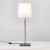 AZUMI Stolní lampa, těleso kov, povrch nikl mat, imitace opotřebení, pro žárovku 60W, E27, 230V, IP20, tř.2, rozměry 640x210x210mm, vypínač na kabelu, STÍNÍTKO SAMOSTATNĚ