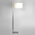 BASSAN stojací Stojací lampa, svítidlo na horní úchyt, základna kov, povrch nikl mat, pro žárovku 60W, E27, 230V, IP20, tř.2, rozměry 420x1585x485mm, vypínač na kabelu, STÍNÍTKO SAMOSTATNĚ