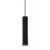 LOCUS Závěsné svítidlo, těleso hliník, povrch černá, pro žárovku 1x35W, GU10, 230V, IP20, rozměry d=60mm, h=259mm, vč závěs kabelu.