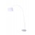 ARIANA Stojací lampa, těleso kov, povrch bílá, stínítko textil bílá, pro žárovku 1x60W, E27, 230V, IP20, tř.1, rozměry stínítka d=400mm, h=250mm, lampy h=2000mm.