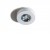 FRIDA Podhledové svítidlo, výklopné, základna kov, povrch bílá, krycí plast čirý, LED 7W, 500lm, teplá 3000K, 230V, do koupelny IP54, tř.1, rozměry d=85mm, h=47mm.
