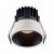 SP-XN LED 7W Podhledové bodové svítidlo, těleso hliník, rámeček bílá, komínek černá, LED 7W, 700lm, teplá 3000K, Ra80, 230V, IP20, d=75mm, h=64mm