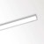 FEMTOLINE 25T Přisazený hliníkový profil, sklon svícení 45°, pro LED pásek max 18W/m, bílá, vč difuzoru plexi mat a mont klipu, š=25mm, h=29mm, max délka 6m, cena/1 metr