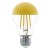 LM_LED_E27 VÝPRODEJ Světelný zdroj, žárovka hrušková, sklo čiré, se zlatým vrchlíkem, LED 7W, 806lm, E27, A60, teplá 2700K, 806lm, Ra80, 230V, d=60mm, l=106mm