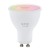 LM_LED_GU10 CONNECT-Z Světelný zdroj, žárovka, plast opál, LED 5W, GU10, dálk ovl, (samostatně) nebo smart telefon ZigBee, lze stmívat, nast teplota CCT teplá 2700K - denní 6500K, Ra80, RGBW, 230V, d=50mm, l=59mm