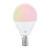 LM_LED_E14 CONNECT-Z Světelný zdroj, žárovka, plast opál, LED 5W, 470lm,  E14, dálk ovl, (samostatně), nebo smart telefon ZigBee, lze stmívat, nast teplota CCT teplá 2700K - denní 6500K, Ra80, RGBW, 230V, d=45mm, l=90mm