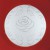 MARS 1 Stropní svítidlo, základna kov, povrch bílá, difuzor sklo opál s dekorací růže, pro žárovku 1x60W, E27, A60, 230V, IP20, tř.1, rozměry d=245mm