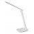 JOPAS TL 6W CCT Stolní lampa s nočním světlem, výklopné rameno, těleso plast bílá, difuzor plast opál, LED 6W, 480lm, dotyk CCT přepín teplota teplá 3000K-6000K, dotyk stmívání, rozměry 330x290mm, USB připojení.