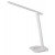 RABR TL 7,2W CCT Stolní lampa, výklopné rameno, těleso plast, bílá, difuzor plast opál, LED 7,2W, 450lm, dotyk CCT přepín teplota teplá 3000K-6000K, dotyk stmívání, Ra80, 230V, IP20, rozměry 370x340mm.