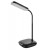 LABORE TL 12W CCT Stolní lampa, nastav. směr svícení, těleso plast, černá, difuzor plast opál, LED 12W, 650lm, dotyk CCT přepín teplota teplá 3000K-6500K, dotyk stmívání, Ra80, 230V, IP20, rozměry 130x150mm, h=300mm.