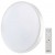 OSL 30W CCT Stropní přisazené svítidlo, těleso kov, povrch bílá, difuzor plast opál, LED 30W, 1800lm, dálk. ovl (součástí) CCT teplota teplá 2700K-denní 6500K, stmív, 230V, IP20, rozměry d=400mm, h=85mm.